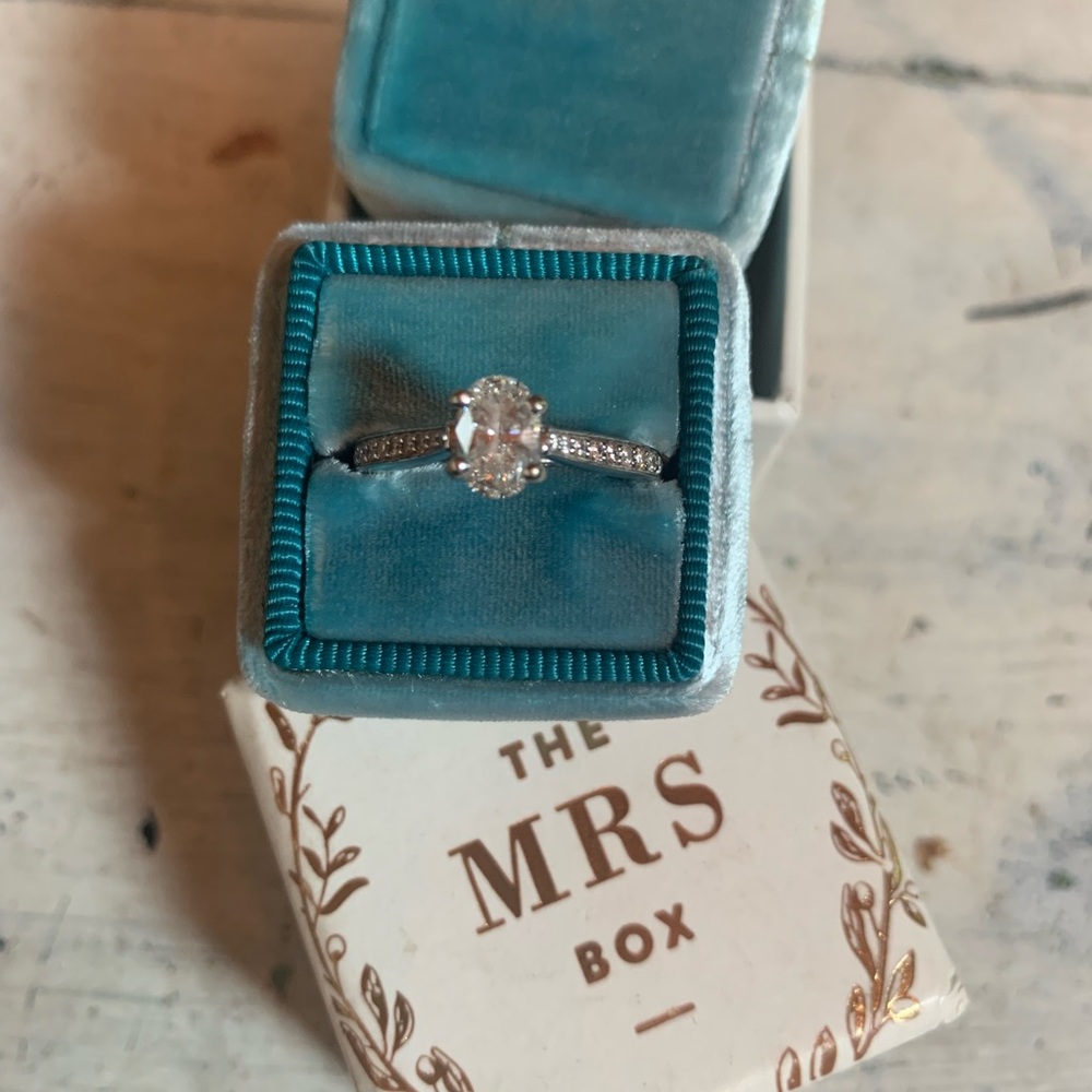 Love Story 1 CTW Diamond Ring 14 k White Gold